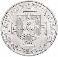 купить Португалия 50 эскудо 1969 "500-летие со дня рождения Васко да Гама"