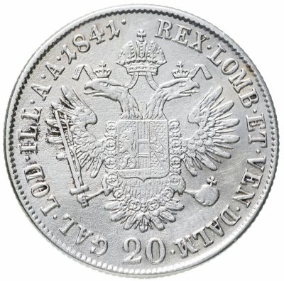 купить Австрия 20 крейцеров 1841 "A" - Вена