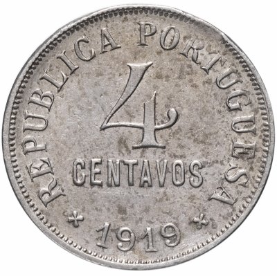 купить Португалия 4 сентаво 1919