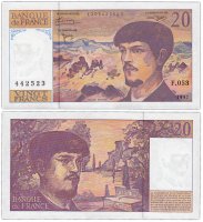 купить Франция 20 франков 1997 (Pick 151i)