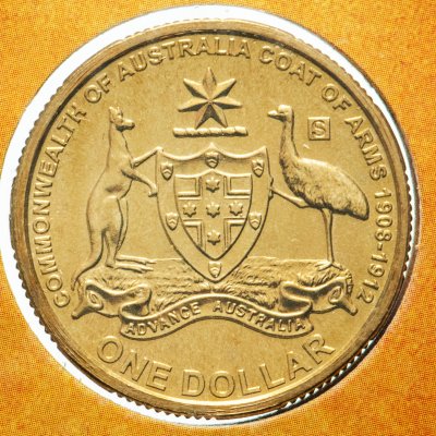 купить Австралия 1 доллар (dollar) 2008 "100 лет первому гербу" в буклете