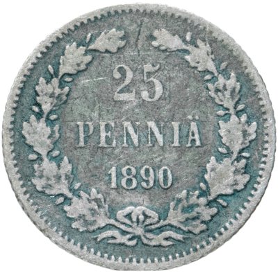 купить 25 пенни (pennia) 1890 L