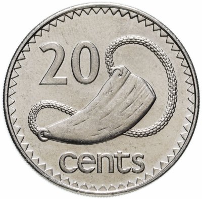 купить Фиджи 20 центов (cents) 1996