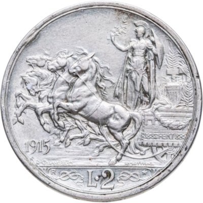 купить Италия 2 лиры 1915