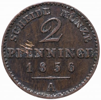 купить Пруссия 2 пфеннига 1856