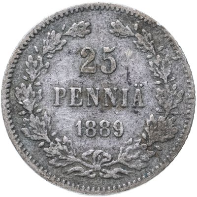 купить 25 пенни (pennia) 1889 L