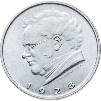 купить Австрия 2 шиллинга (shillings) 1928 "100 лет со дня смерти Франца Шуберта"