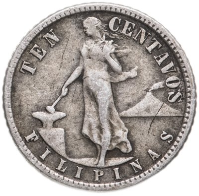 купить Филиппины 10 сентаво (centavos) 1944
