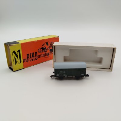 купить Модель железнодорожного вагона "Kuhlwagen 5/4126-04", в оригинальной коробке, пластик, картон, печать, Piko, ГДР, 1980-1989 гг.
