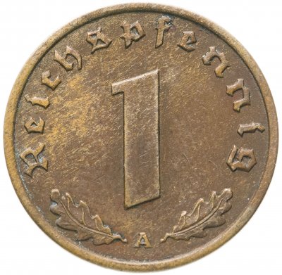 купить Германия (Третий Рейх) 1 рейхспфенниг 1940 А