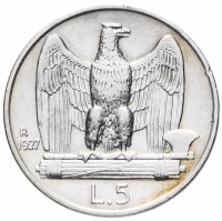 купить Италия 5 лир 1927