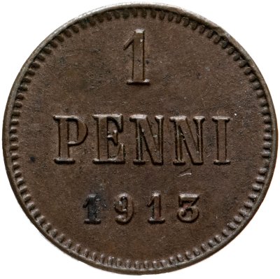 купить 1 пенни (penni) 1913