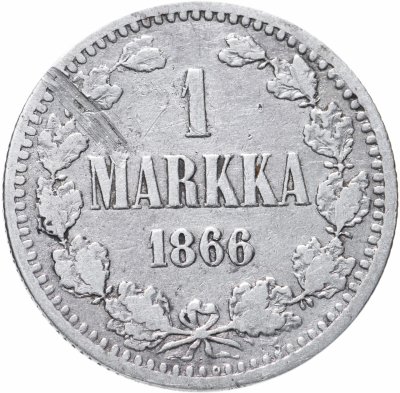 купить 1 марка 1866 S