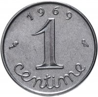 купить Франция 1 сантим 1962-1978 (VF-XF)