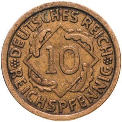 купить Германия 10 рейхспфеннигов (reichspfennig) 1929 А