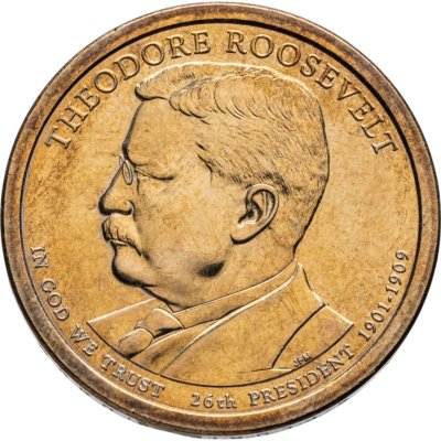 купить США 1 доллар (dollar) 2013 D Президент США - Теодор Рузвельт (1901–1909) знак монетного двора: "D" - Денвер