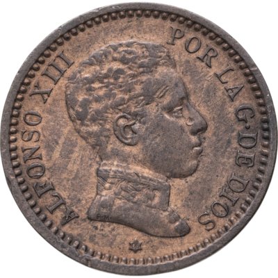купить Испания 2 сентимо (centimos) 1905