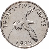 купить Бермуды 25 центов (cents) 1988