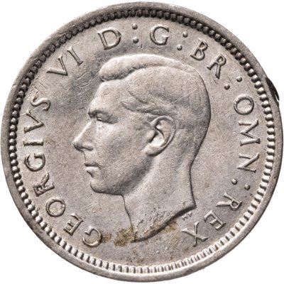 купить Великобритания 3 пенса (pence) 1943