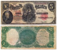 купить США 5 долларов 1907 Series 1907 (Pick 186) Speelman-White