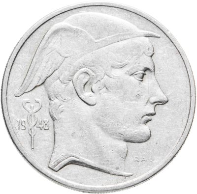 купить Бельгия 50 франков (francs) 1948 Надпись на французском - 'BELGIQUE'
