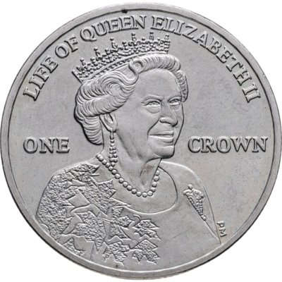 купить Остров Мэн 1 крона (crown) 2012 "Жизнь Королевы Елизаветы II - Визит в Канаду 2010"