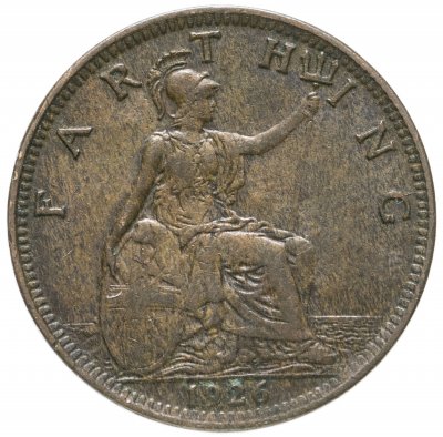 купить Великобритания 1 фартинг (farthing) 1926