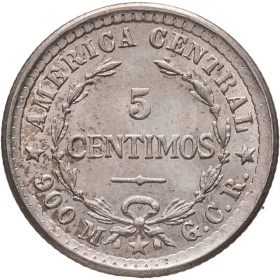 купить Коста-Рика 5 сентимо (centimos) 1914