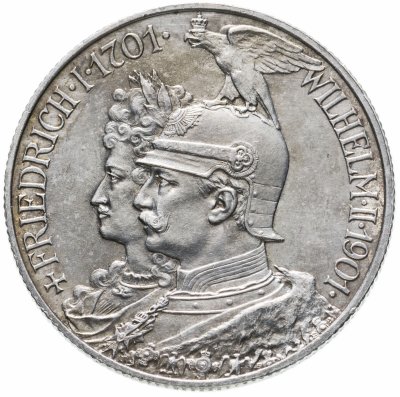 купить Германия (Империя) 2 марки (mark) 1901 200 лет Пруссии