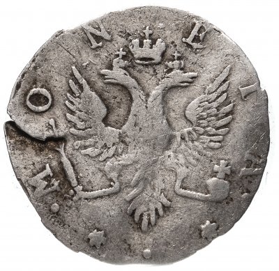 купить 4 копейки 1757 года ливонез, монета для Лифляндии и Эстляндии
