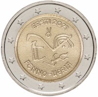 купить Эстония, 2 евро 2021 Финно-угорские народы