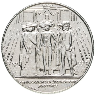 купить Франция 1 франк (franc) 1989 "200 лет объединения штатов"