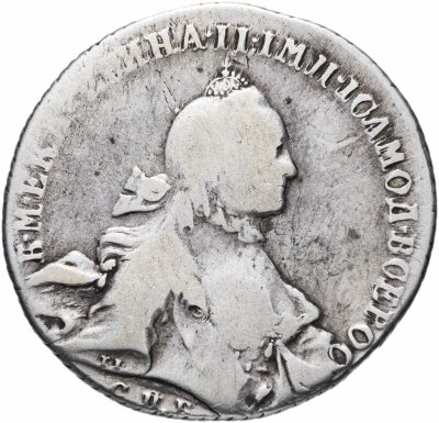 купить 1 рубль 1763-1766 СПБ-TI-ЯI