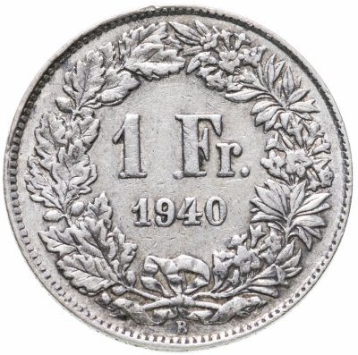 купить Швейцария 1 франк (franc) 1940