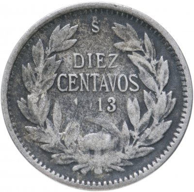 купить Чили 10 сентаво 1913