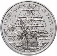 купить Фолклендские острова 1 крона (crown) 2007 "Международный полярный год"