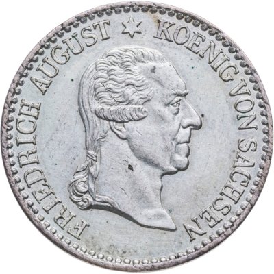 купить Германия (Саксония) 1/6 талера 1827