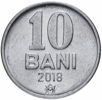 Купить Молдавия 10 бань (bani) 2018