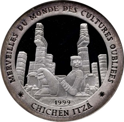 купить Чад 1000 франков 1999 "Чичен-Ица"