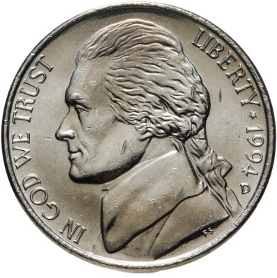 купить США 5 центов (cents) 1994 D "Jefferson Nickel" (наборная)