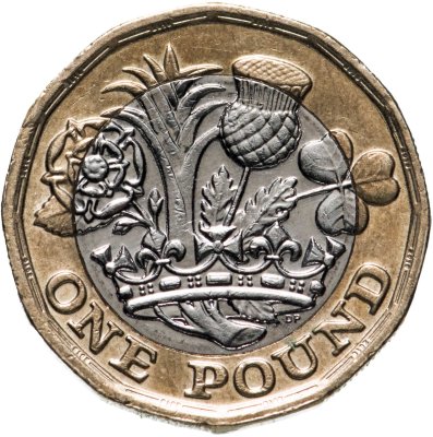 купить Великобритания 1 фунт (pound) 2016-2022