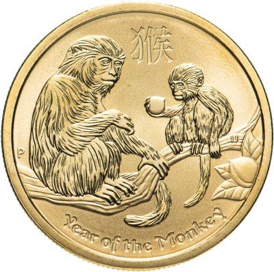 купить Австралия 1 доллар (dollar) 2016 Восточный календарь - Год Обезъяны