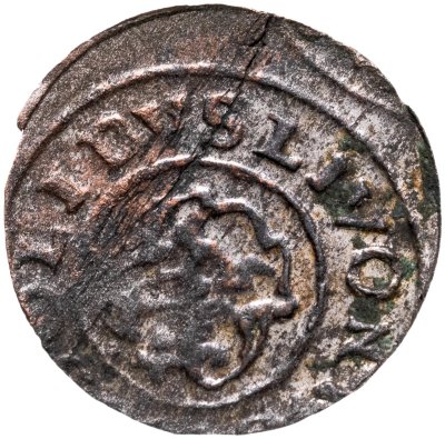 купить Шведская Ливония 1 солид (solidus) 1634-1654 (период правления королевы Кристины), случайный год