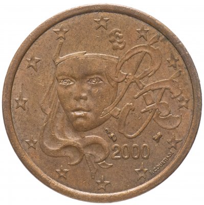 купить Франция 5 евро центов (euro cent) 1999-2021, случайная дата