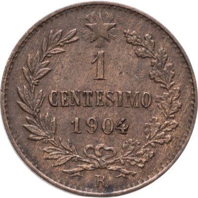 купить Италия 1 чентезимо (centesimo) 1904 R