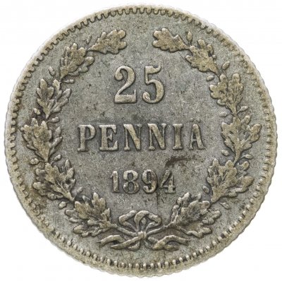 купить 25 пенни (pennia) 1894 L