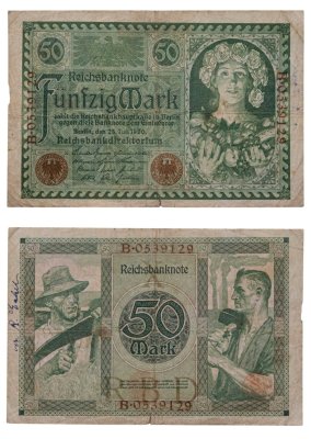 купить Германия 50 марок 1920