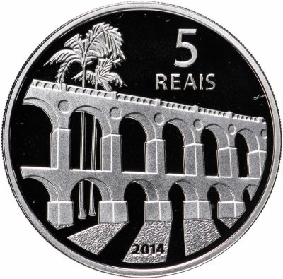 купить Бразилия 5 реалов (reais) 2014 XXXI летние Олимпийские Игры, Рио-де-Жанейро 2016 - Бег
