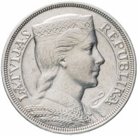 Купить Латвия 5 лат 1931 Милда