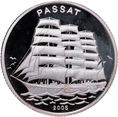 купить Того 1000 франков 2005 Корабль "Пассат"